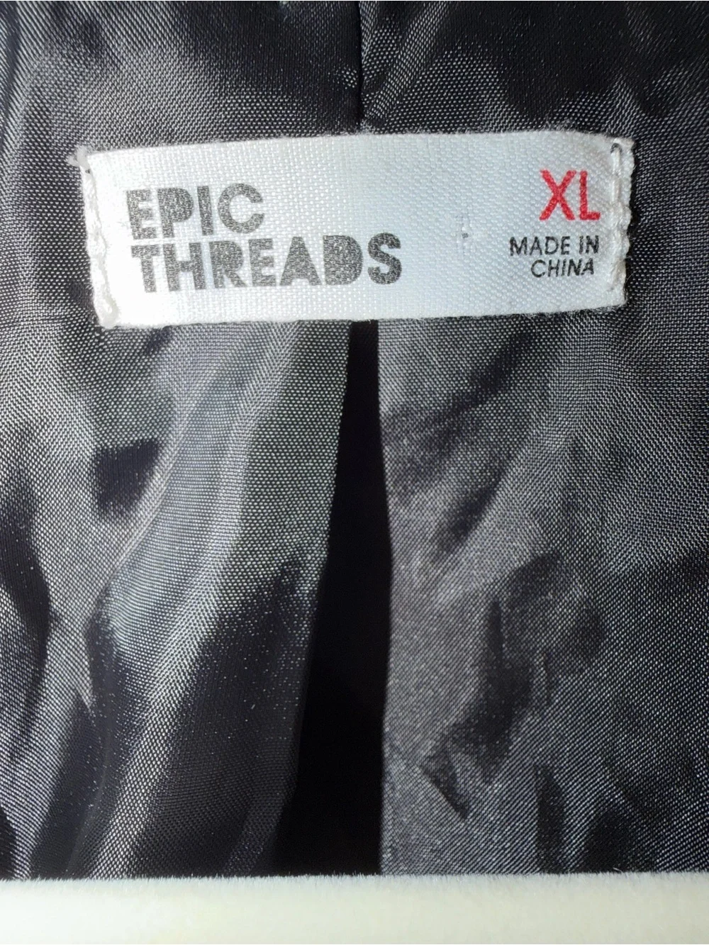 Epic Threads Star-Print Faux Fur Jacket - Gray & White